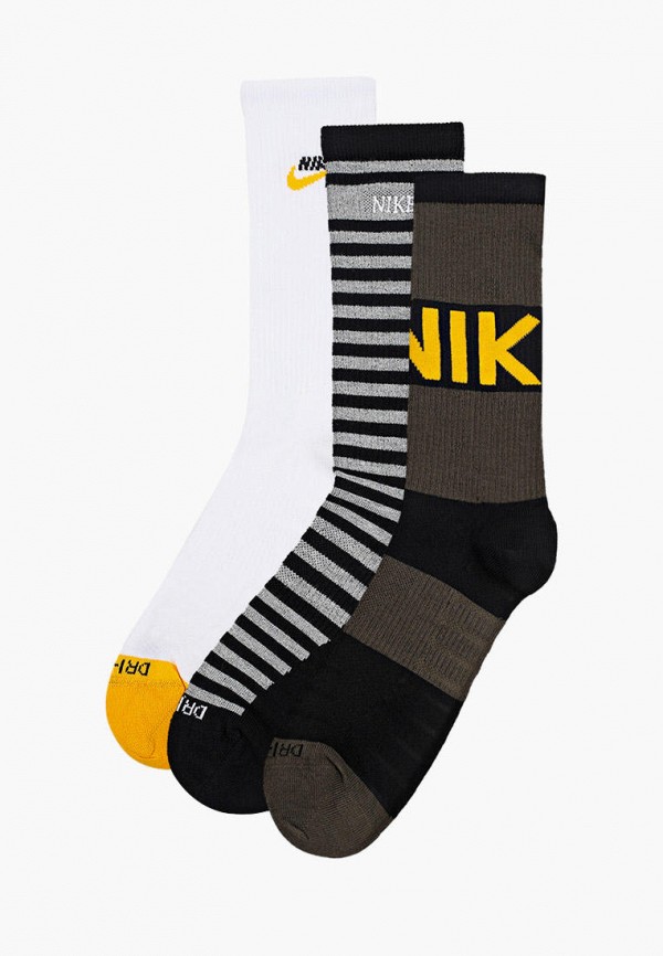 

Носки 3 пары Nike, Белый;коричневый;серый, Nike MP002XU04WU6
