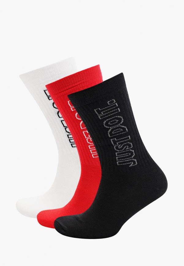 

Носки 3 пары Nike, Белый;красный;черный, Nike MP002XU04WUA