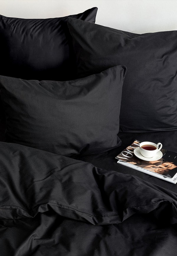 Постельное белье Евро Унисон черный, размер 00, фото 2