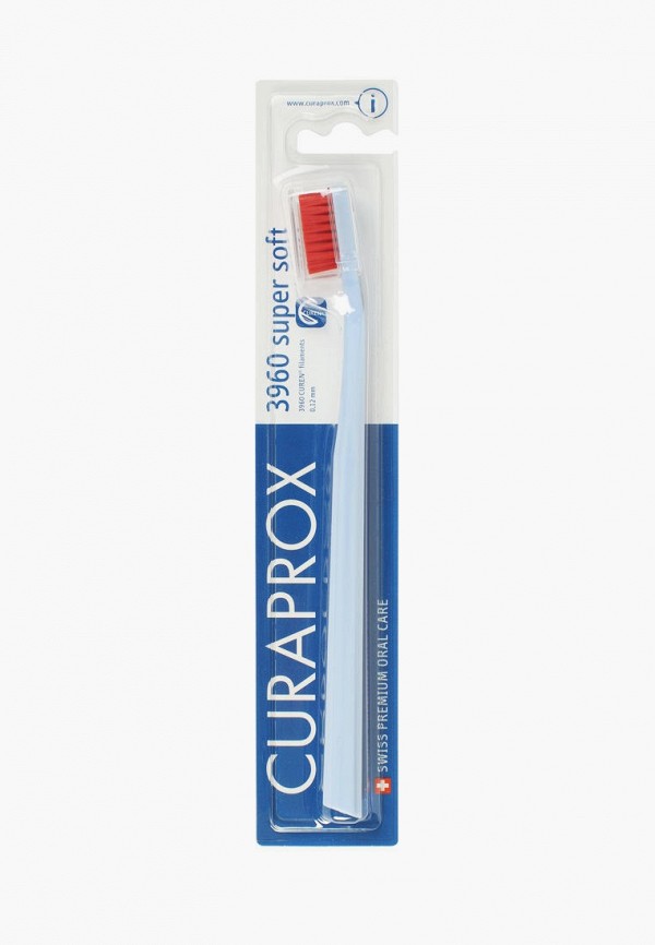 

Зубная щетка Curaprox, Голубой, с синтетической щетиной