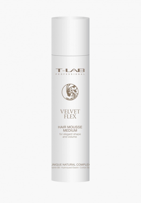 

Мусс для укладки T-Lab Professional, Белый, VELVET FLEX MEDIUM, 100 мл