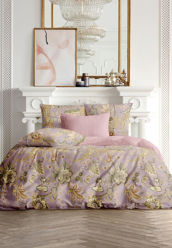 Постельное белье Евро Mia Cara розовый, размер 00, фото 2