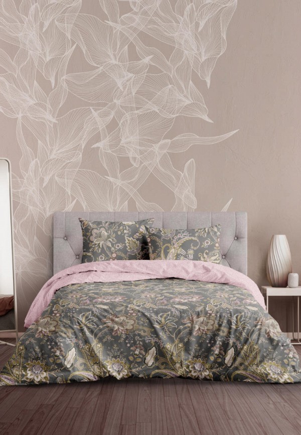 Постельное белье Евро Mia Cara розовый, размер 00, фото 5