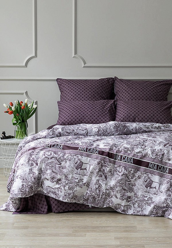 Постельное белье Евро Mia Cara фиолетовый, размер 00, фото 3