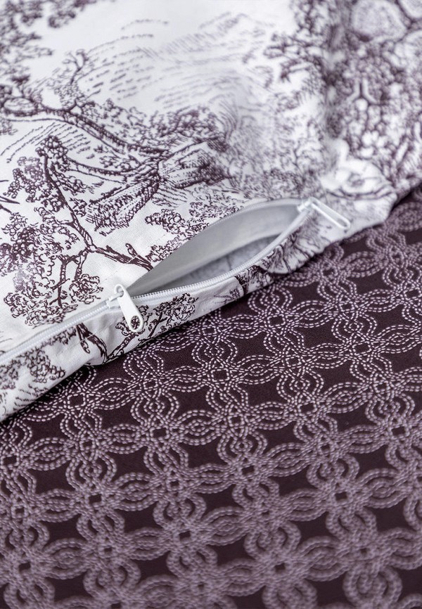 Постельное белье Евро Mia Cara фиолетовый, размер 00, фото 7