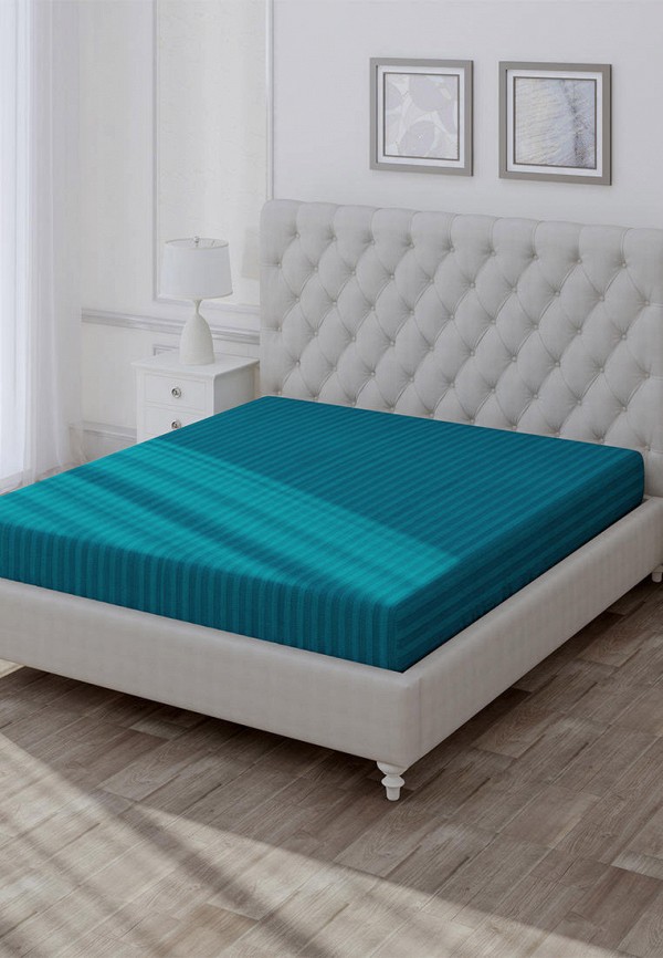 Простыня 1,5-спальная Loveme бирюзовый, размер 00, фото 3