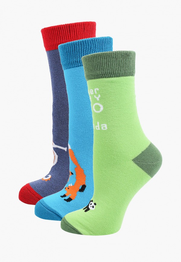 

Носки 3 пары bb socks, Разноцветный