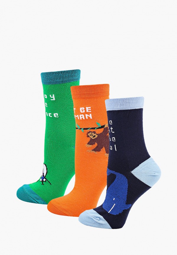 

Носки 3 пары bb socks, Разноцветный