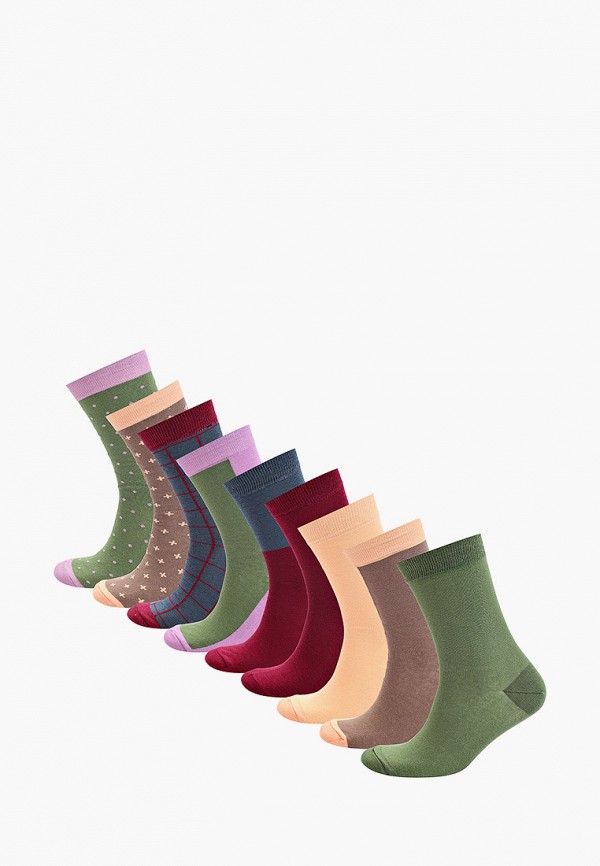 Носки 9 пар bb socks цвет разноцветный 