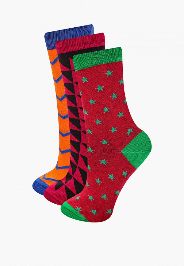 

Носки 3 пары bb socks, Разноцветный