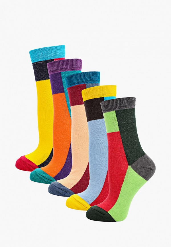 Носки 5 пар bb socks цвет разноцветный 