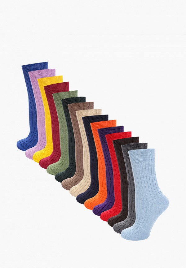 Носки 15 пар bb socks цвет разноцветный 