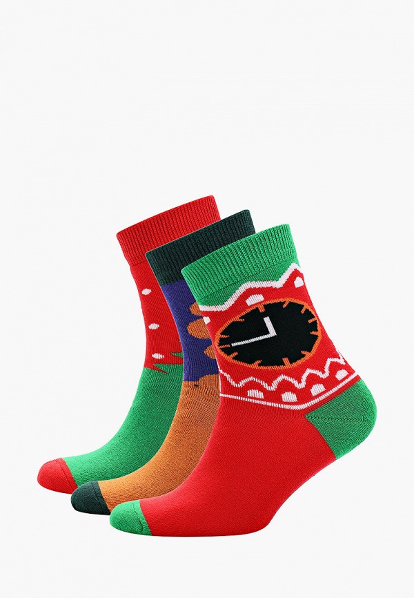

Носки 3 пары bb socks, Разноцветный