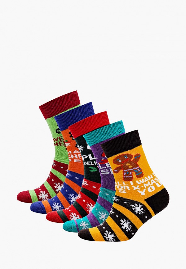Гольфы 5 пар bb socks цвет разноцветный 