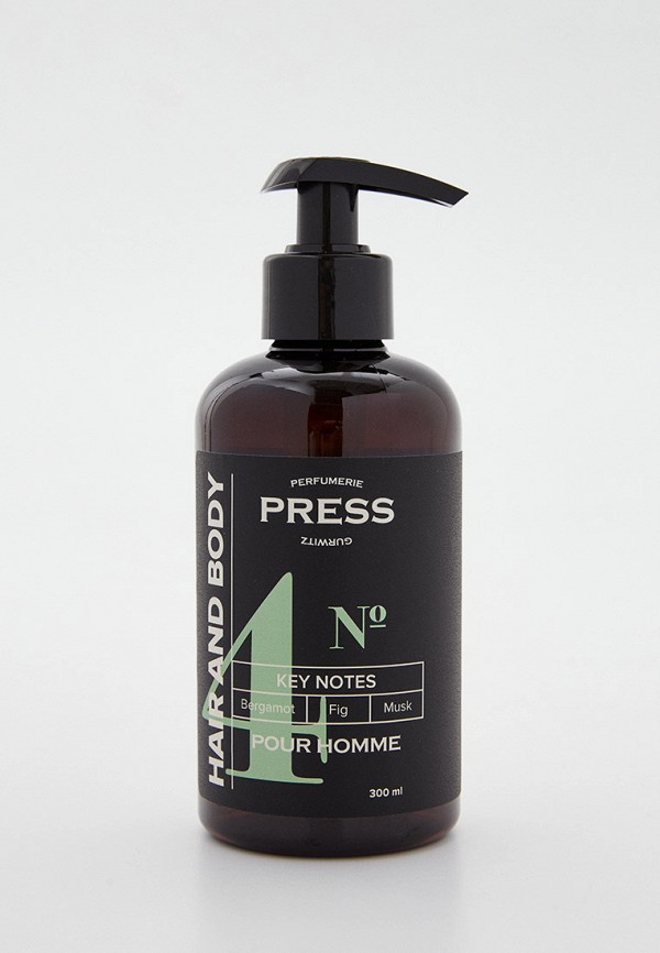 

Шампунь Press Gurwitz Perfumerie, Прозрачный, 2 в 1