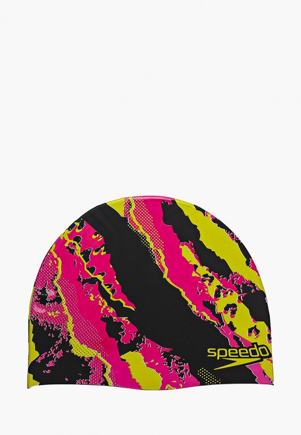 

Шапочка для плавания Speedo, Разноцветный, PRINTED SILICONE CAP