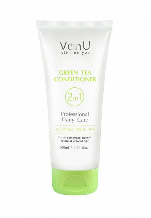 Кондиционер для волос Von U увлажнение и защита цвета, Green Tea Conditioner 200 мл
