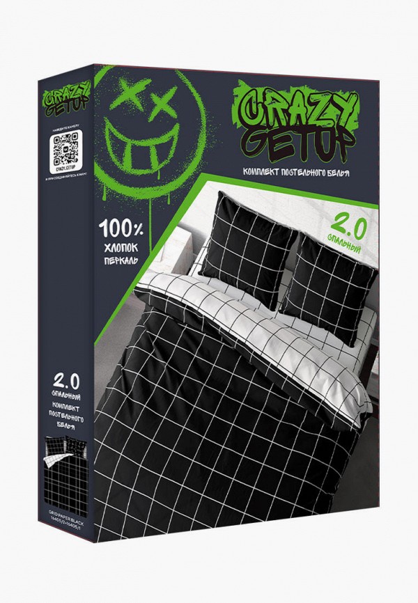 Постельное белье 2-спальное Crazy Getup черный, размер 00, фото 4