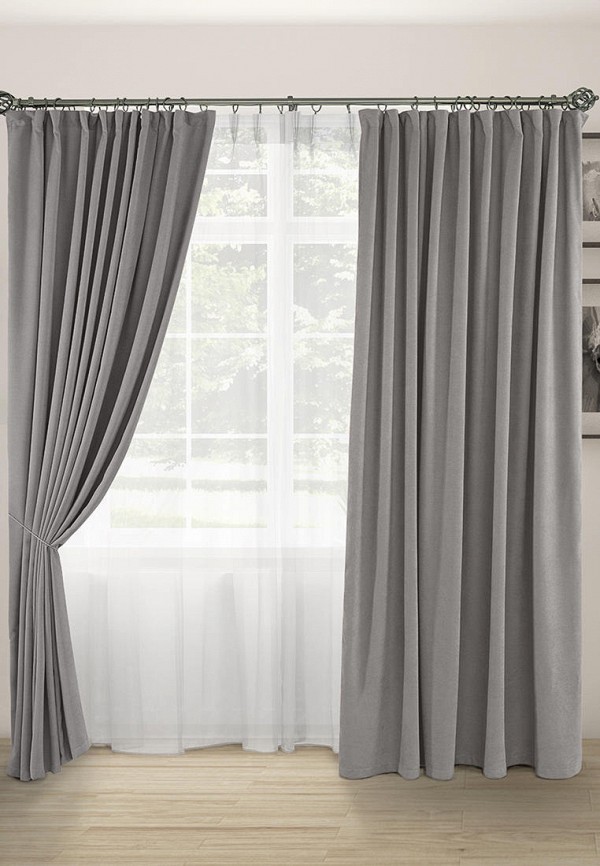 Шторы Унисон серый, размер 00, фото 8