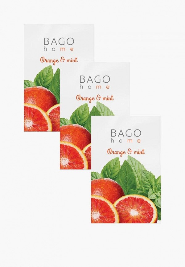 Набор ароматический Bago Home из 3-х саше Апельсин с мятой