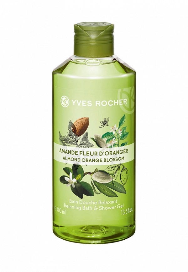Гель для душа Yves Rocher «Миндаль & Флердоранж» 400 мл