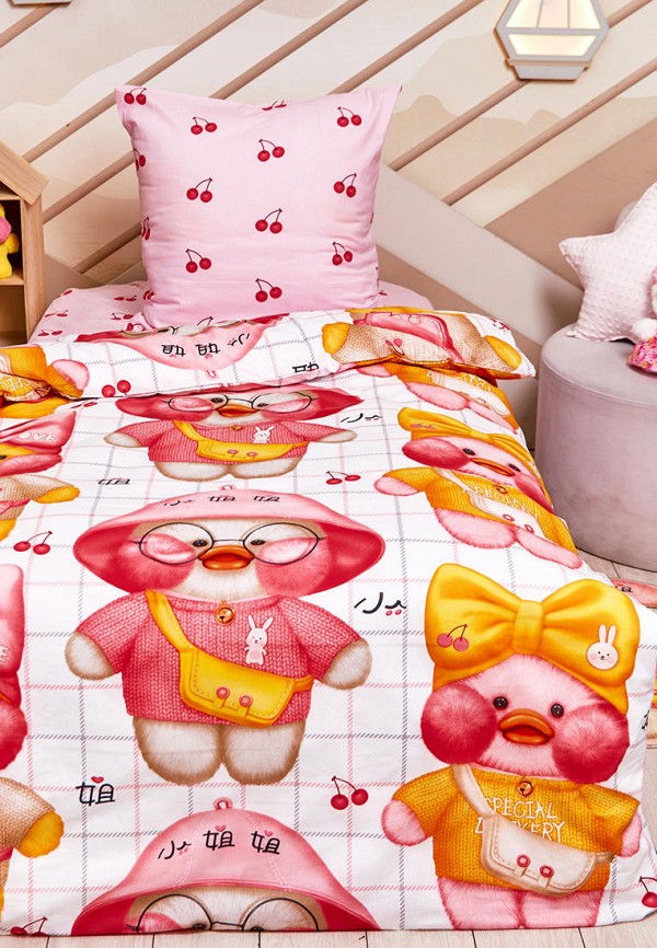 Постельное белье 1,5-спальное Juno розовый, размер 00, фото 3