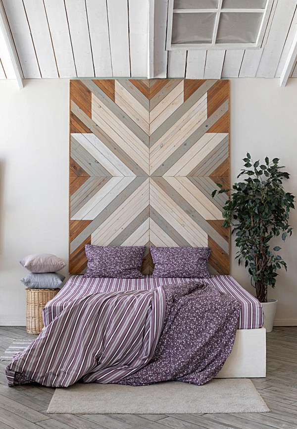 Постельное белье 1,5-спальное Унисон фиолетовый, размер 00, фото 3