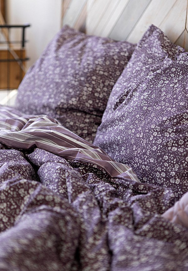 Постельное белье 1,5-спальное Унисон фиолетовый, размер 00, фото 5