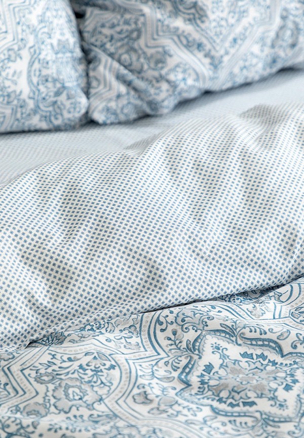 Постельное белье Евро Унисон синий, размер 00, фото 5