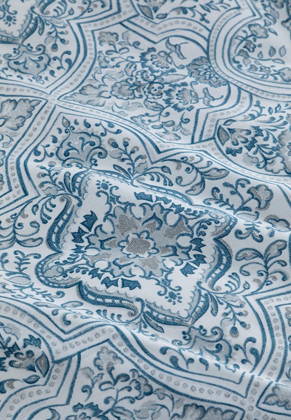 Постельное белье Евро Унисон синий, размер 00, фото 6