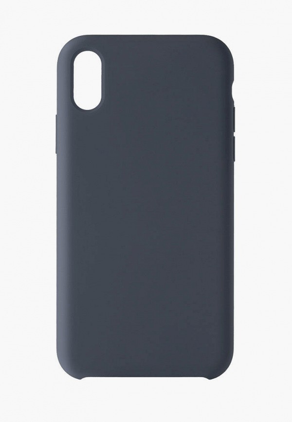 Чехол для iPhone uBear XR, силикон soft touch, синий