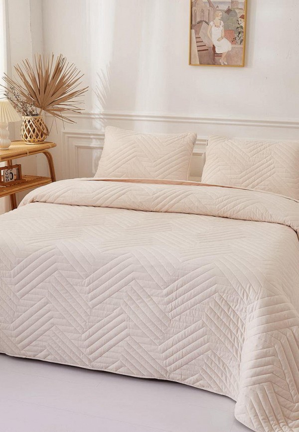 Комплект с покрывалом Sofi De Marko бежевый, размер 00, фото 2