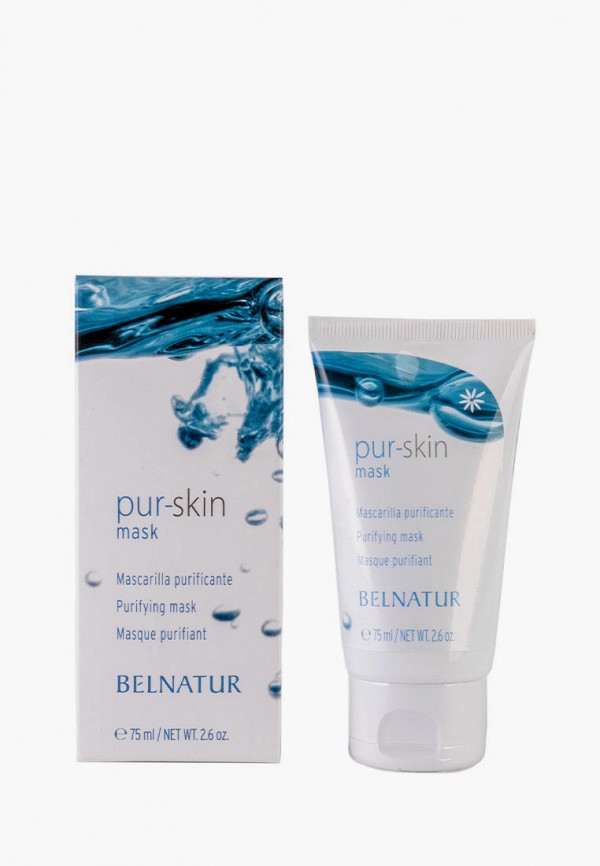 

Маска для лица Belnatur, Голубой, Очищающая PUR-SKIN, 75 мл