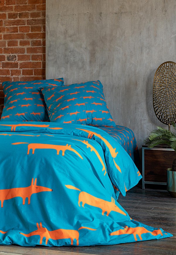 Постельное белье Евро Унисон синий, размер 00, фото 4