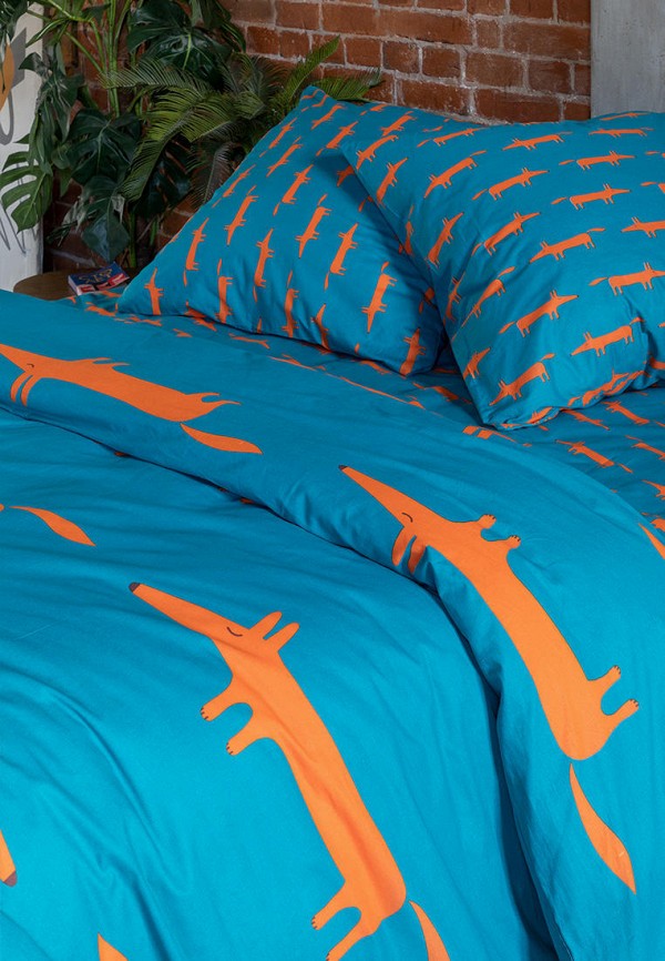 Постельное белье Евро Унисон синий, размер 00, фото 6