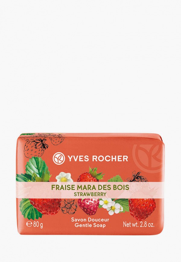 

Мыло Yves Rocher, Бежевый, «Лесная земляника», 80 г