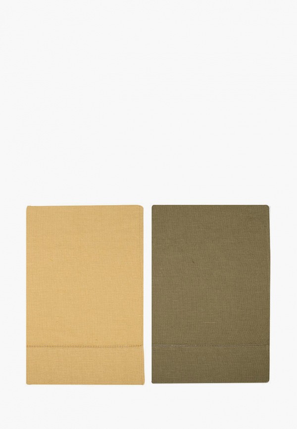 

Набор полотенец кухонных Bellehome, Разноцветный, Olive Green/Sienna, 40х70 см