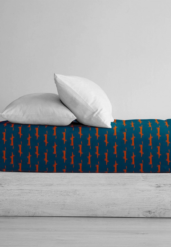 Простыня Евро Унисон синий, размер 00, фото 2