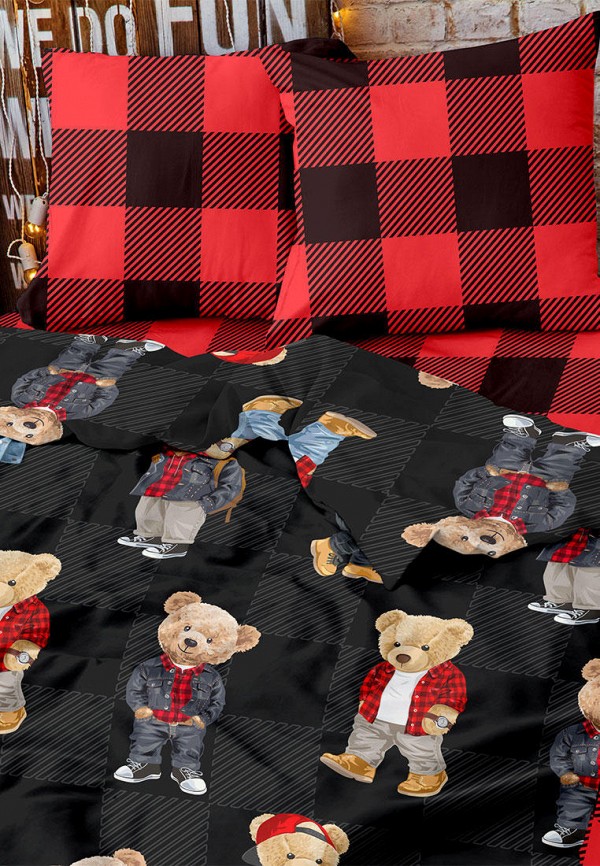 фото Постельное белье 1,5-спальное crazy getup