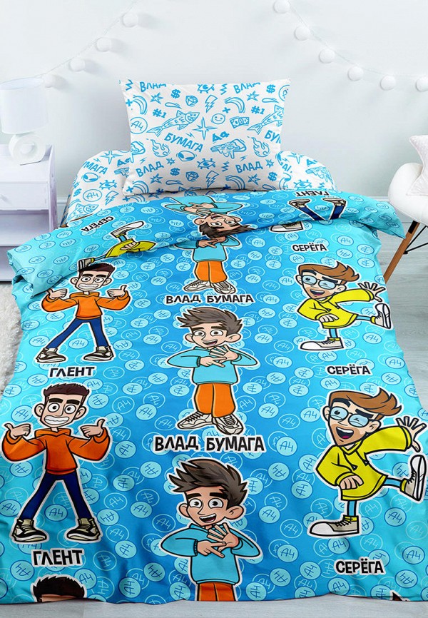 фото Постельное белье 1,5-спальное непоседа