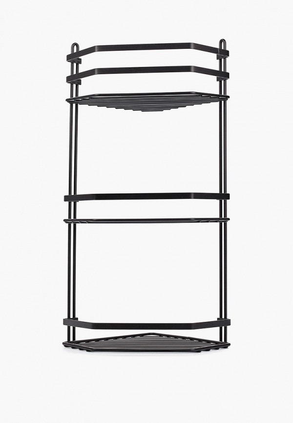 

Полка для ванной Tekno-tel, Черный, 20х20х50 см