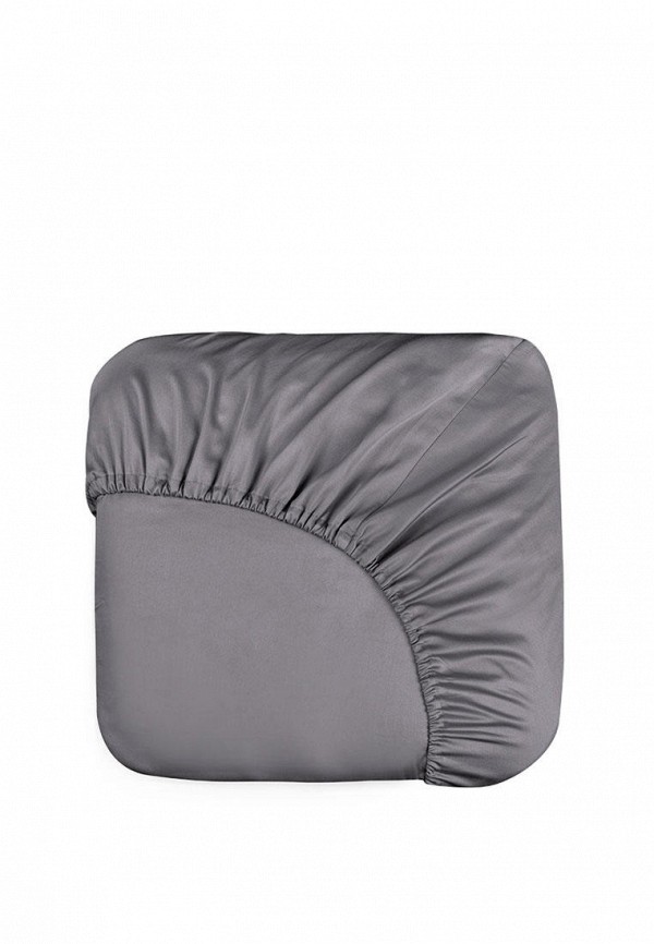 

Простыня 1,5-спальная Bellehome, Серый, на резинке Стефания Graphite 80х200х20