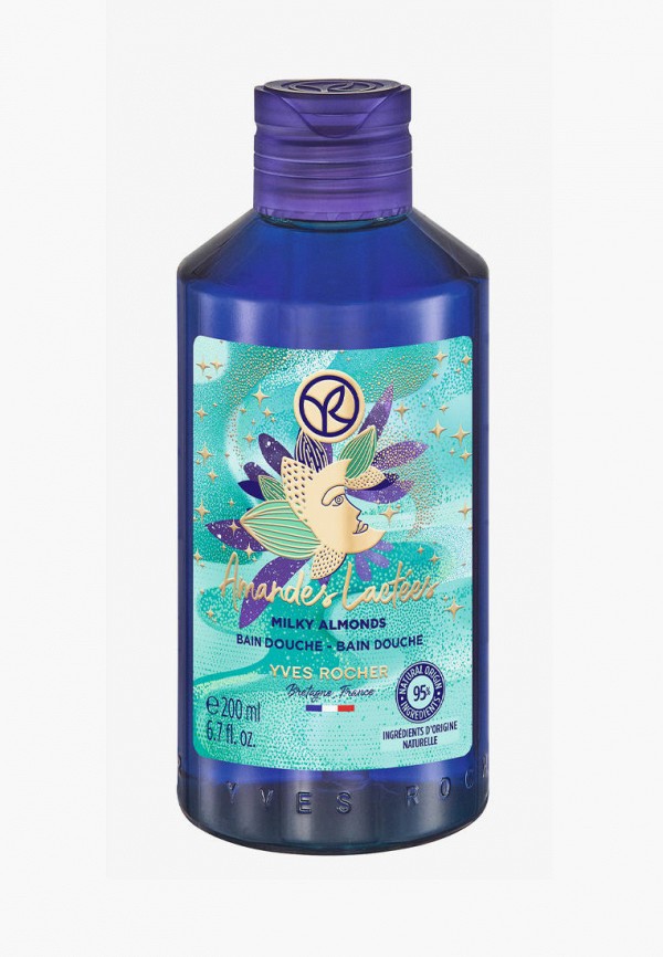 

Гель для душа Yves Rocher, Прозрачный, и ванны «Нежный миндаль», 200 мл