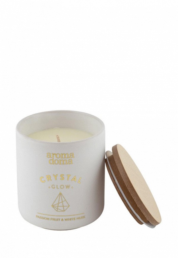 Свеча ароматическая Aroma Doma Crystal glow Маракуйя и белый мускус