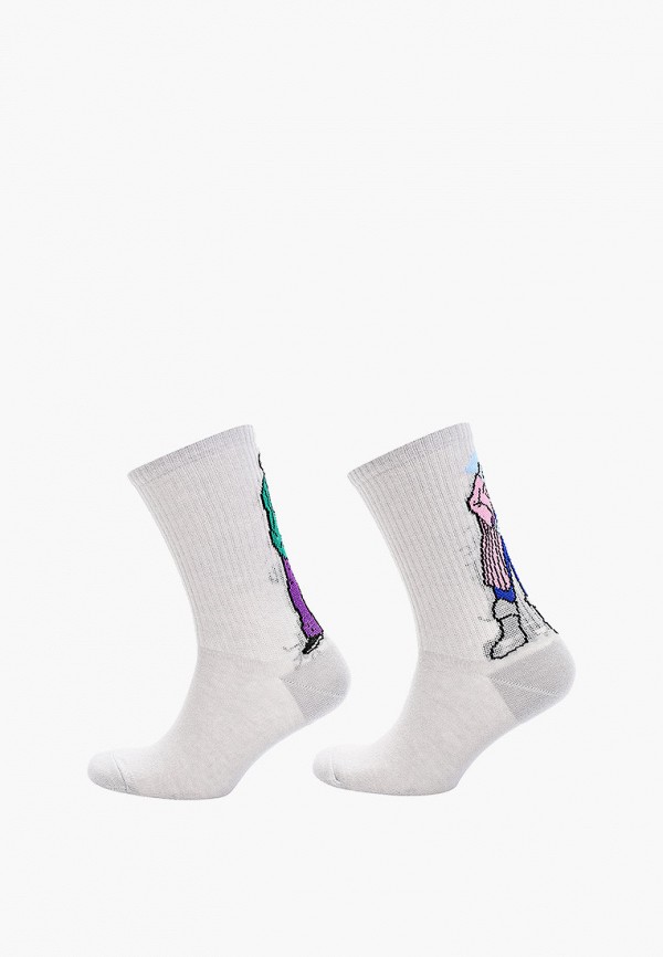 Носки 3 пары bb socks цвет серый  Фото 3