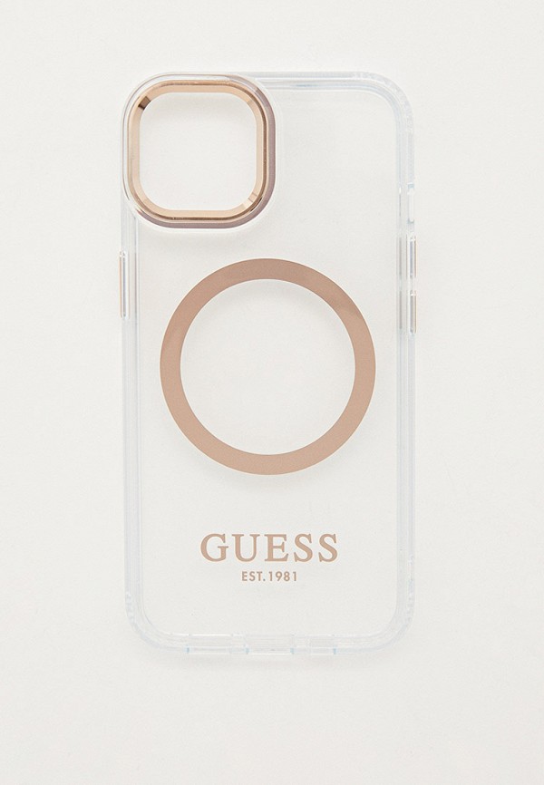 

Чехол для iPhone Guess, Прозрачный, 14 с MagSafe