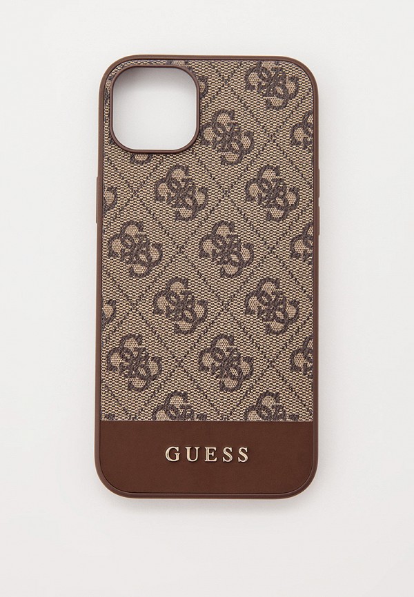 

Чехол для iPhone Guess, Коричневый, 14 Plus