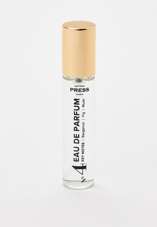 

Парфюмерная вода Press Gurwitz Perfumerie, Прозрачный, №4 c нотами бергамота, инжира и мускуса