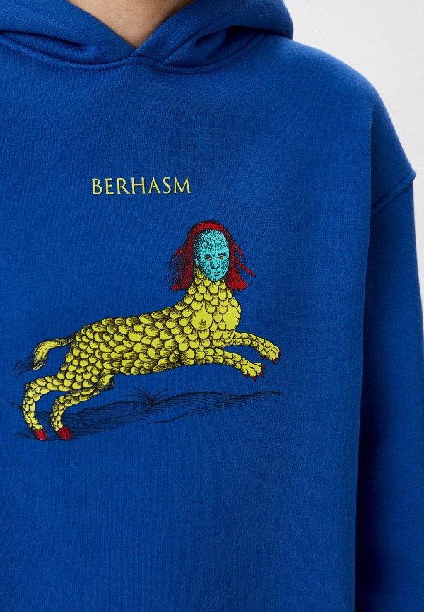 Худи Berhasm синий, размер 48, фото 4