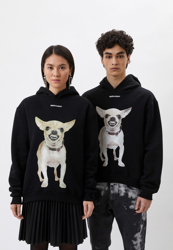 

Худи Berhasm, Черный, Dog